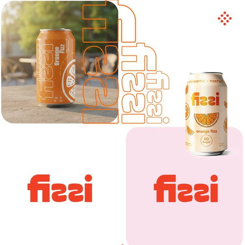 Fizzi probiotic drink Logo rebranding concept