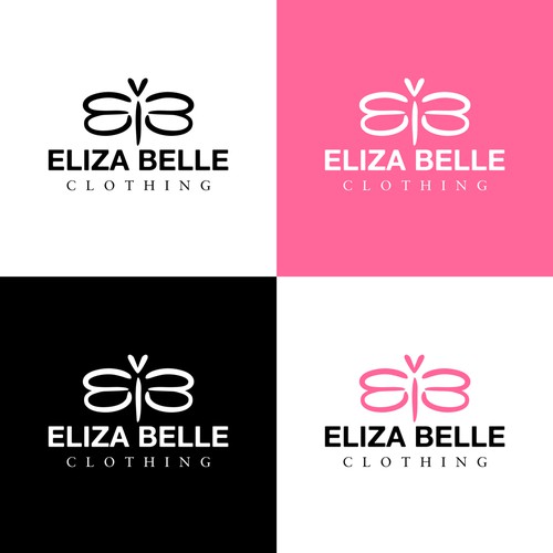 EB Butterfly Logo Concept for Eliza Belle Clothing