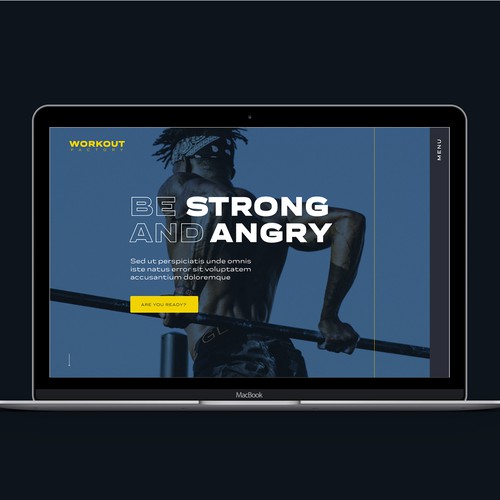 Gym Website Concept
