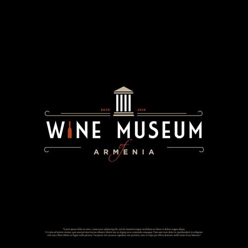 Logo design for wine museum 