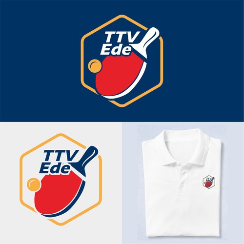 logo for vibrant table tennis club
