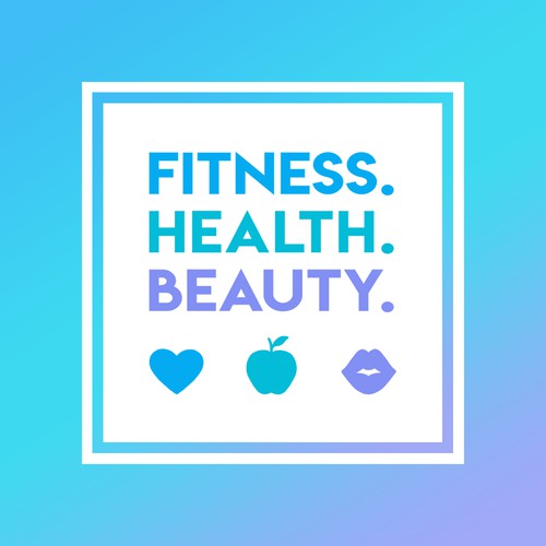 Initial winning design for Fitness, Health & Beauty Festival