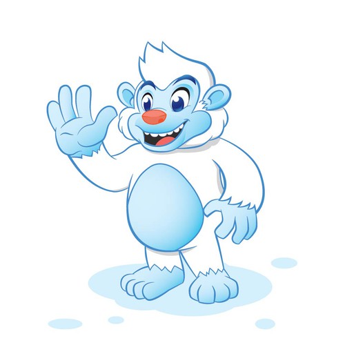 Cute Yeti mascot