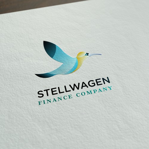 Logo concept for finance company