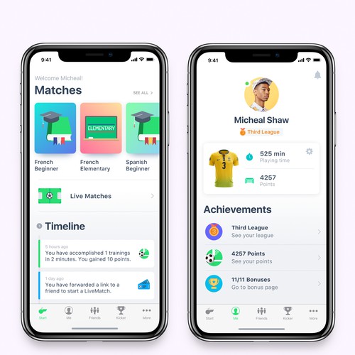 LearnMatch: Gamified EdTech Mobile App UI/UX Design