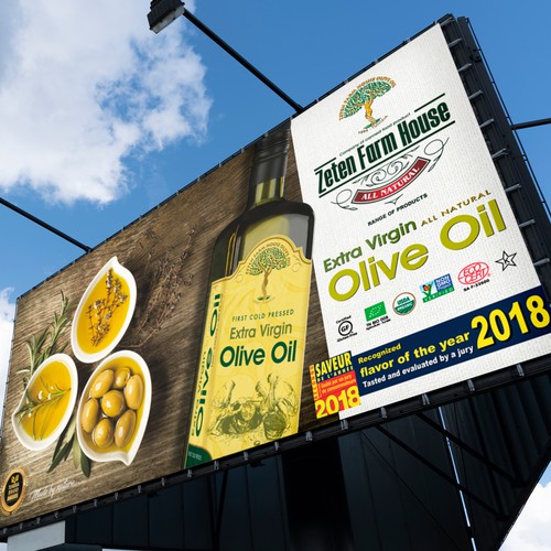 Zeten Farm House Extra Virgin olive oil Billboard 