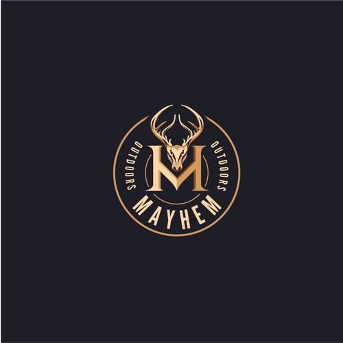 M & Stag / Deer Logo