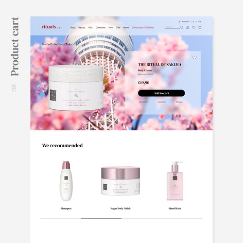 Product card e-commerce