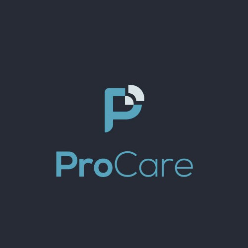 Abstract and geometric logo for Procare
