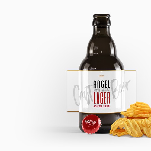 Beel Label for Angel Lager