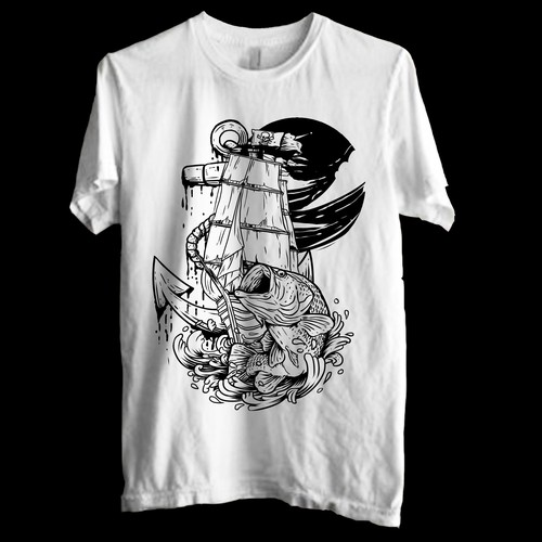 fishing tshirt design