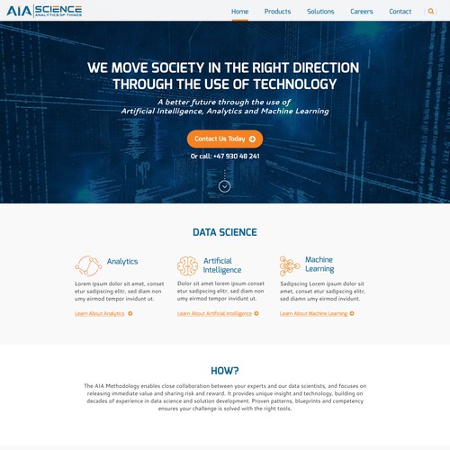 Information Service Website Design