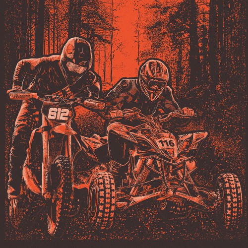 Shirt illustration for Racing event
