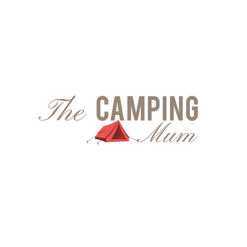 Logo for The Camping Mum blog.