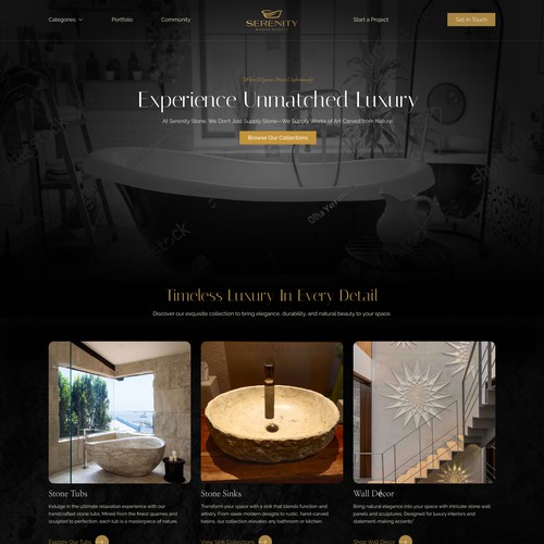 Luxury Stone website
