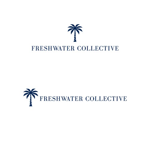 Design a premium, minimal, coastal lifestyle brand logo