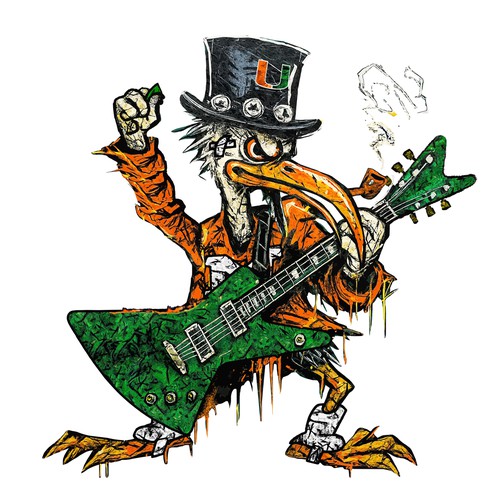  Ibis playing a guitar