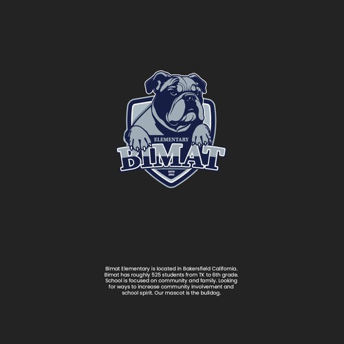 cool logo for a small elementary school in California