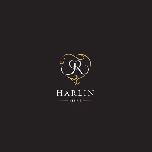 JR Wedding logo design