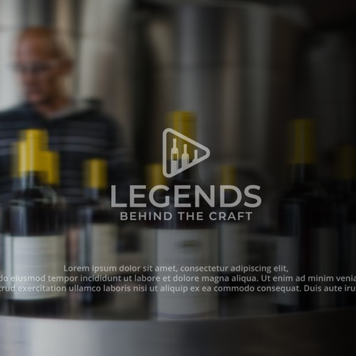 logo concept for legend behind the craft