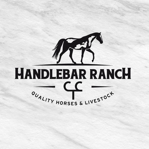 Ranch logo for horses and livestock