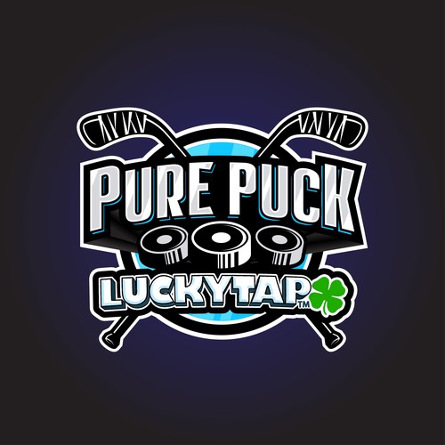 Hockey game logo