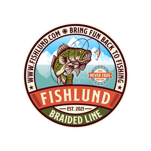 Fishlund vintage logo