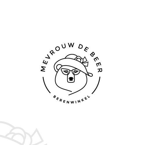 Logo for a bear shop