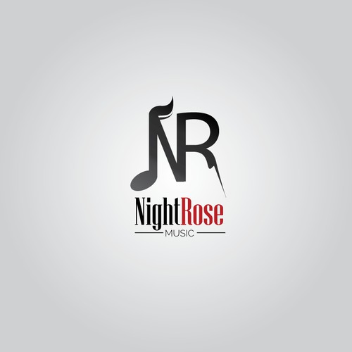Brand Identity Pack: Epic design for new music production company NightRoseMusic