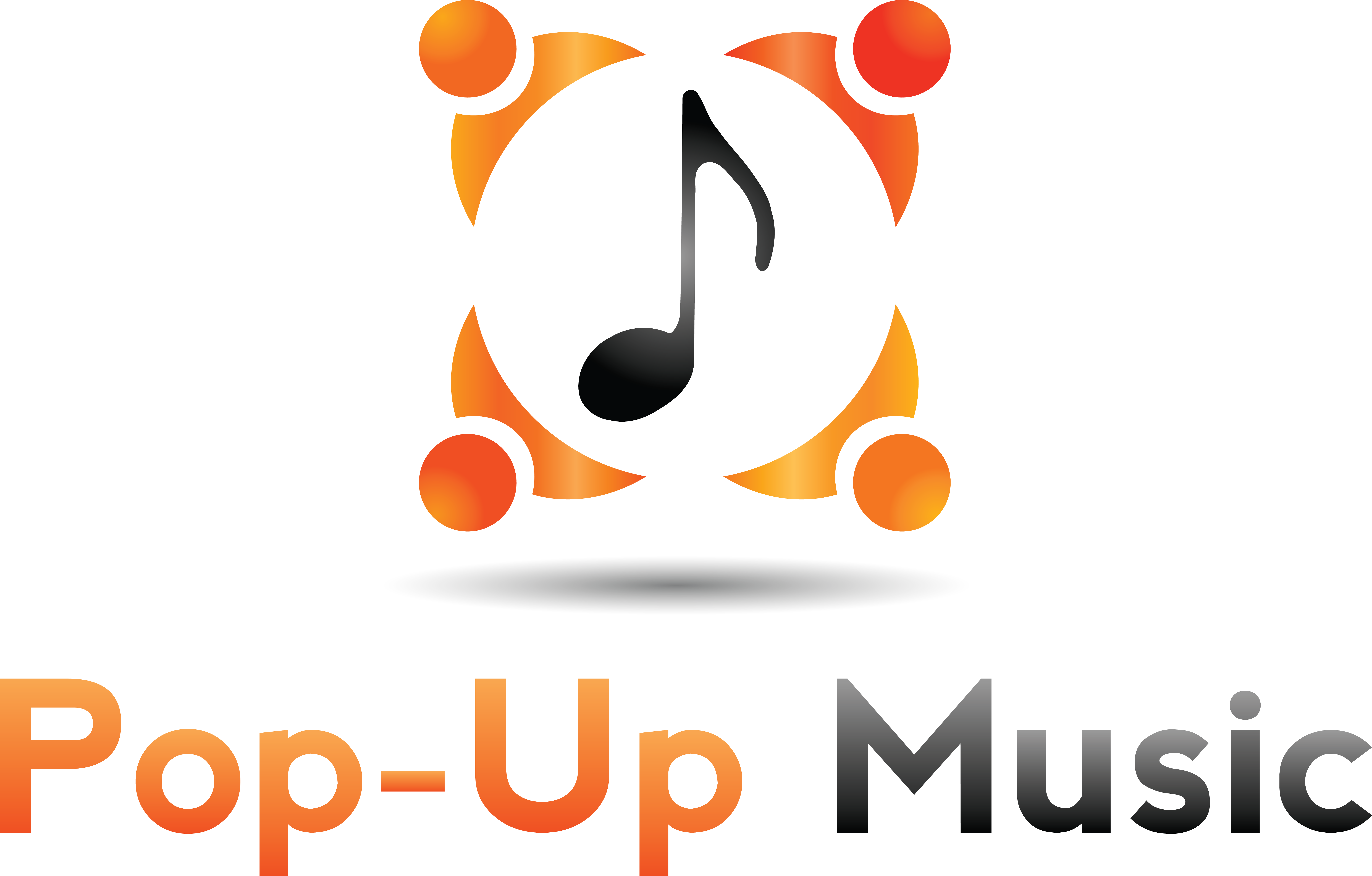 First logo for Pop-Up Music!