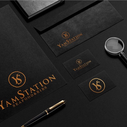 logo for luxury food truck in middle east.