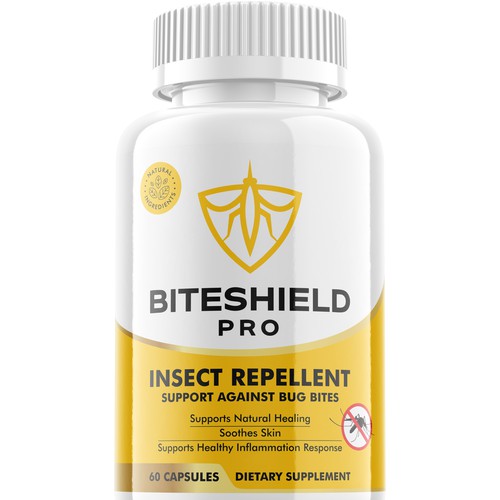 Packaging Pill Bottle Design for Bite Blocking Dietary Supplement