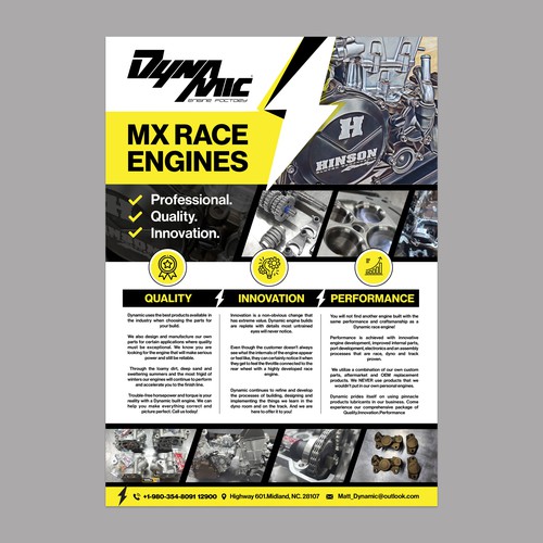 Dynamic Engine Factory Flyer