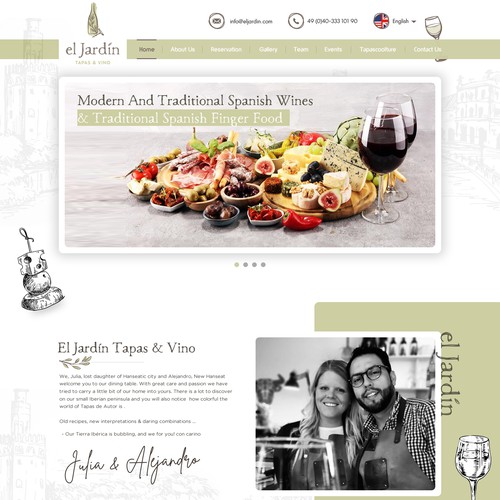 Urban Winebar and Restaurent Website 