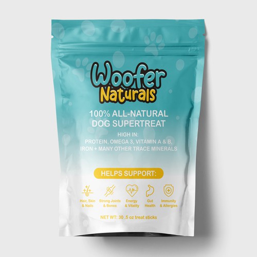 Woofer Naturals Bag Design