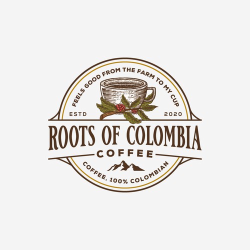 Logo concept for a coffee brand