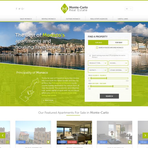 Monte-Carlo Real Estate - Homepage 