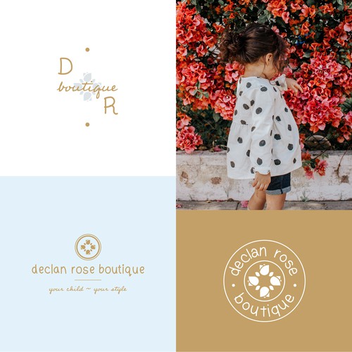 Luxury Children's Clothing Boutique Logo Design
