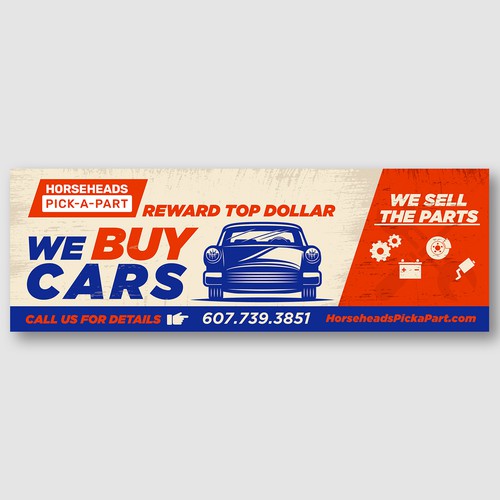 We Buy Cars billboard