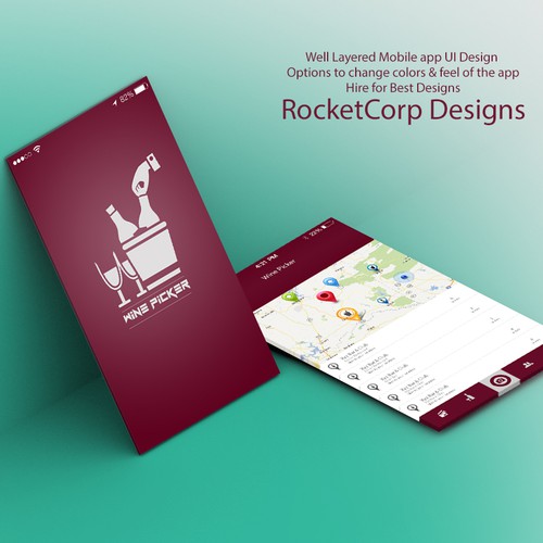 Wine app Design 