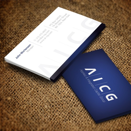 Create the next stationery for Applied and Integrated Capital Group