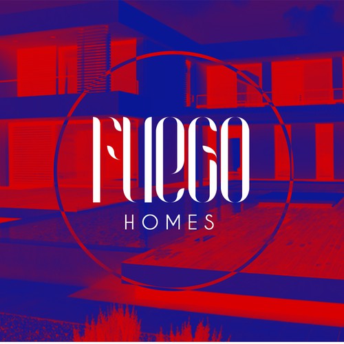 FUEGO homes logo design