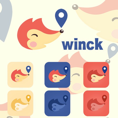 Create a inviting friendly fox logo with font for a phone application project