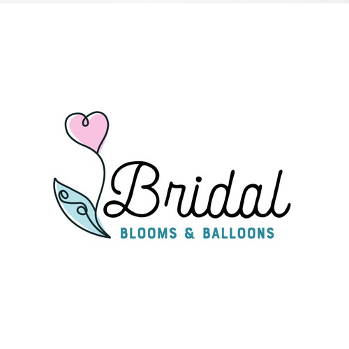 Logo for bridal flowers, gifts & balloons business