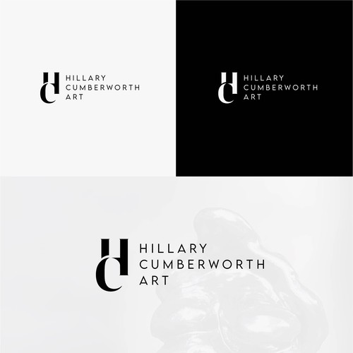 Logo concept for "Hillary Cumberworth Art"