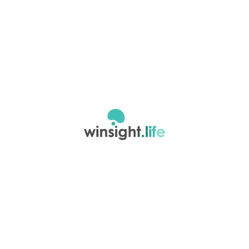 Minimalist logo design for winsight.life.
