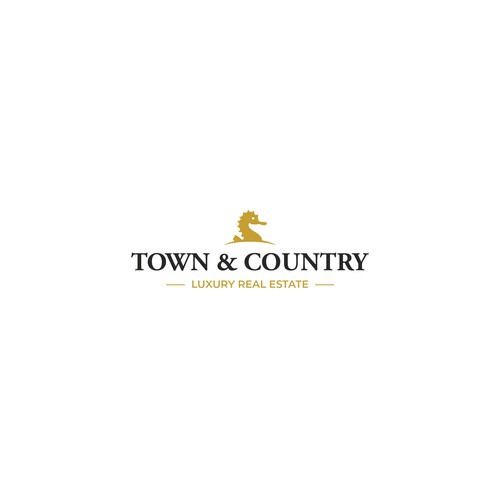 logo concept Town & Country "Real Estate"