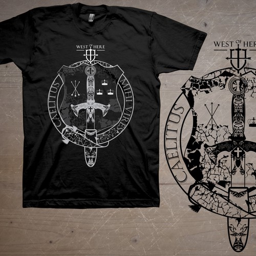 Medieval Christian theme t-shirt