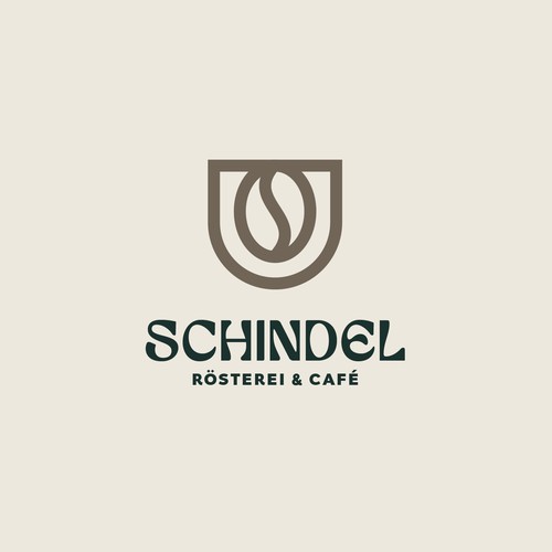 Logo for a cafe in bavarian mountains