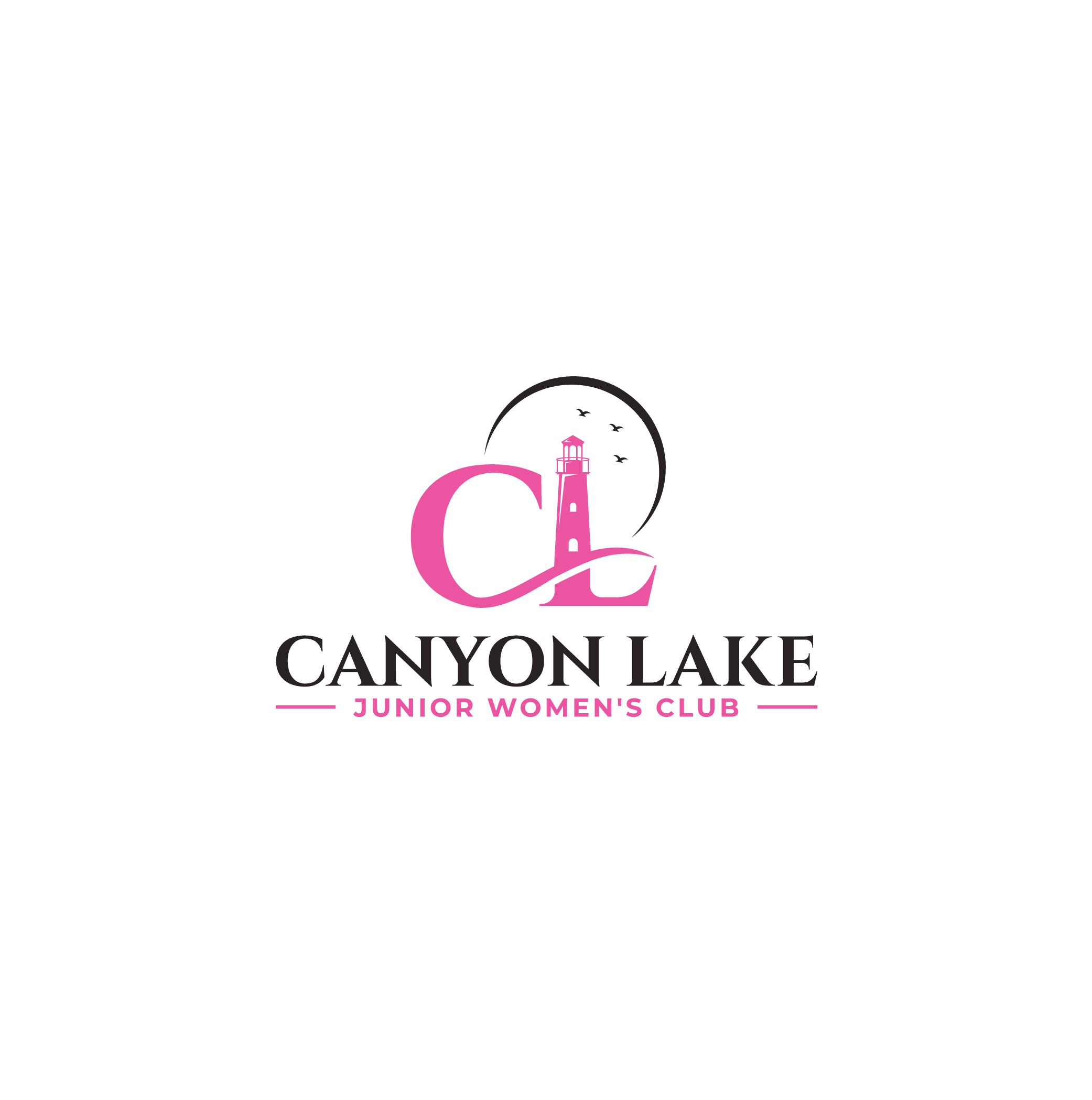 Powerful Lighthouse logo for philanthropic women's club